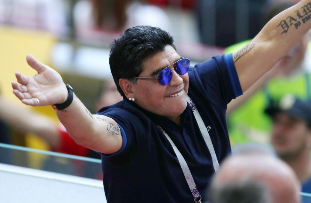 Maradona na tribinama