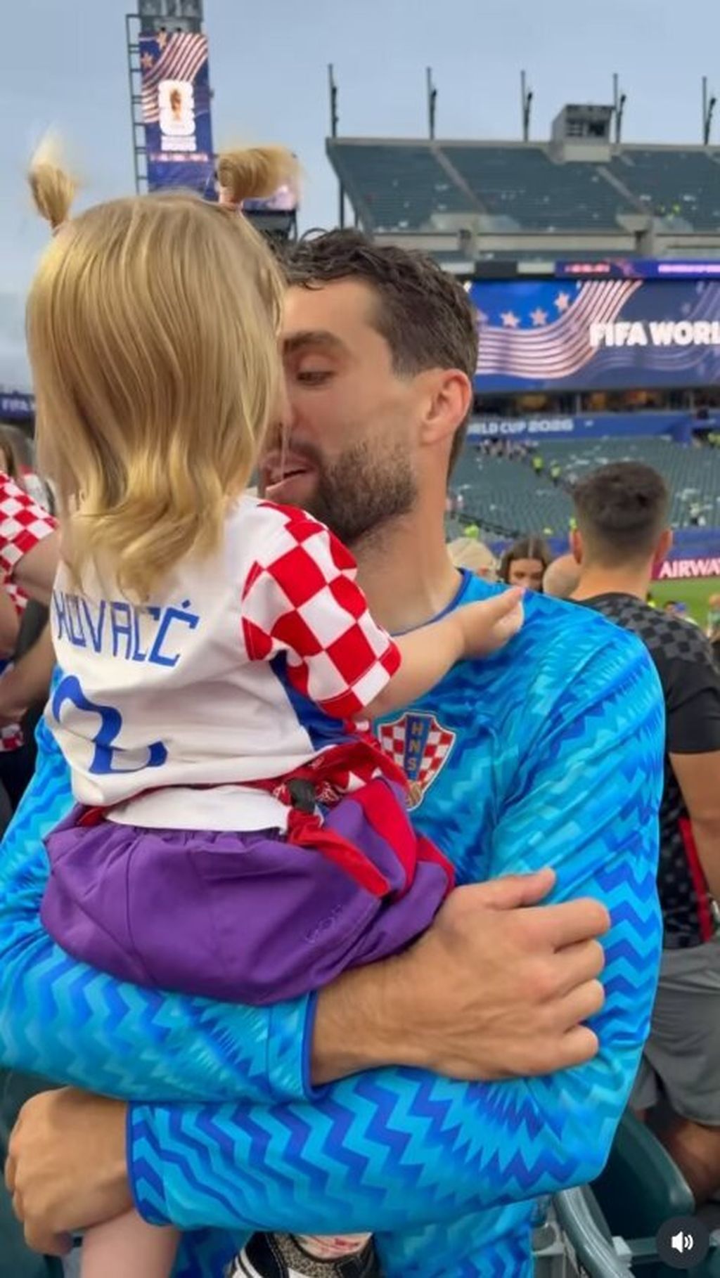 Mateo Kovačić i kćer