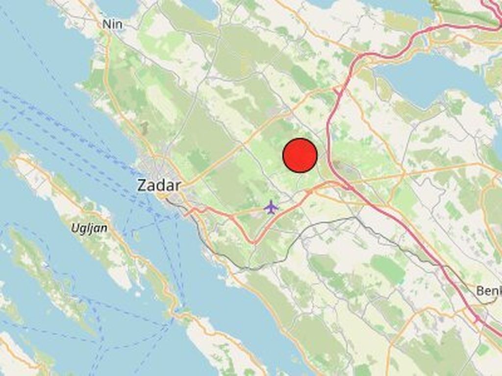Potres kod Zadra