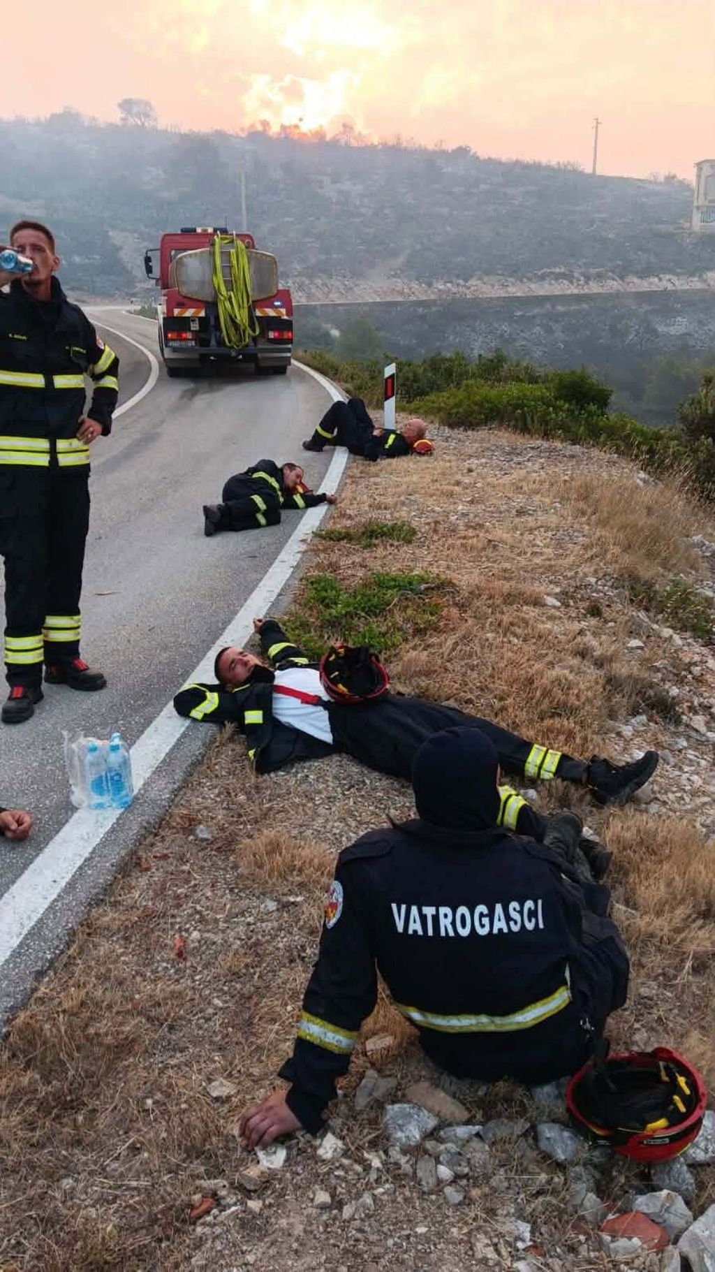 Vatrogasci na Visu