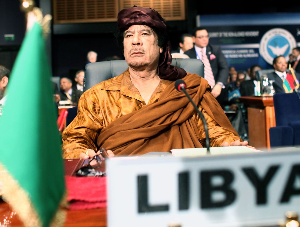 Moamer Gadafi (foto: AFP)