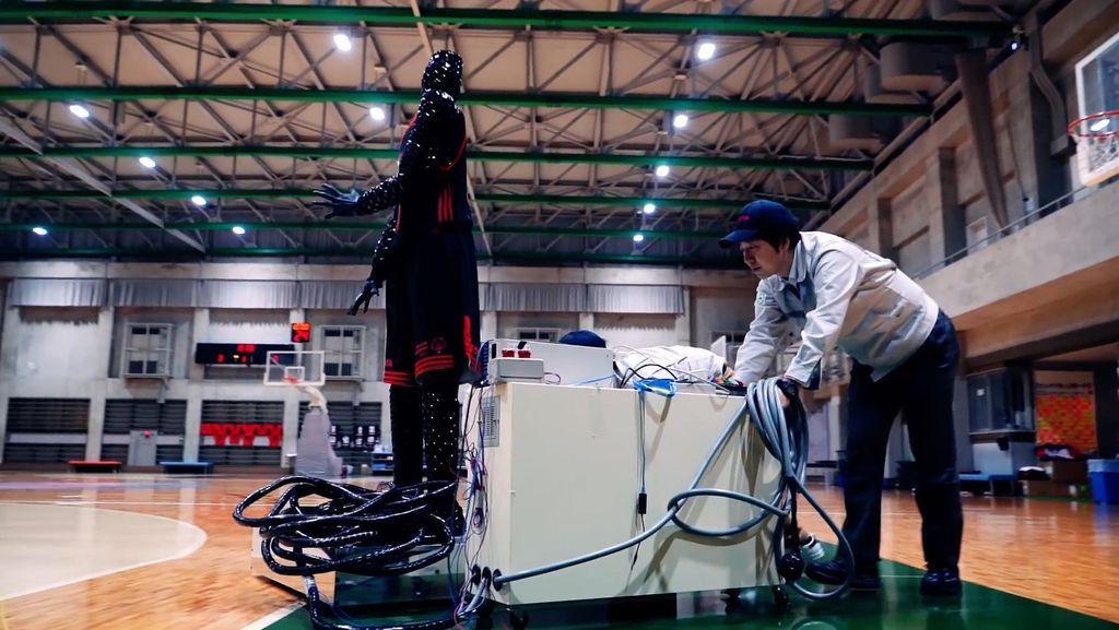 Robot-košarkaš Cue (Foto: Alvark Tokyo/Profimedia)