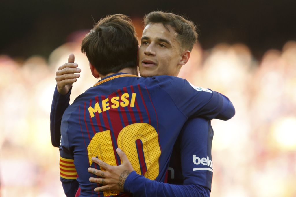 Lionel Messi i Phillipe Coutinho (Foto: AFP)