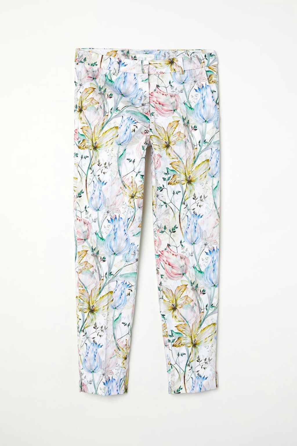 Hlače sa cvjetnim uzorkom - 4