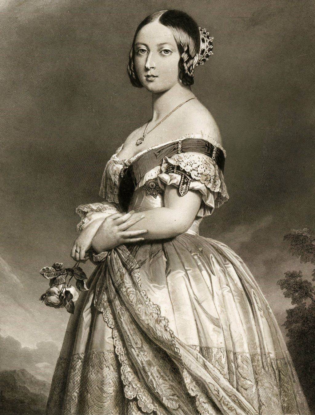 Portret britanske kraljice Viktorije