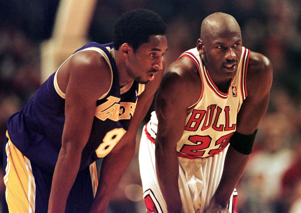 Kobe Bryant i Michael Jordan (Foto: AFP)