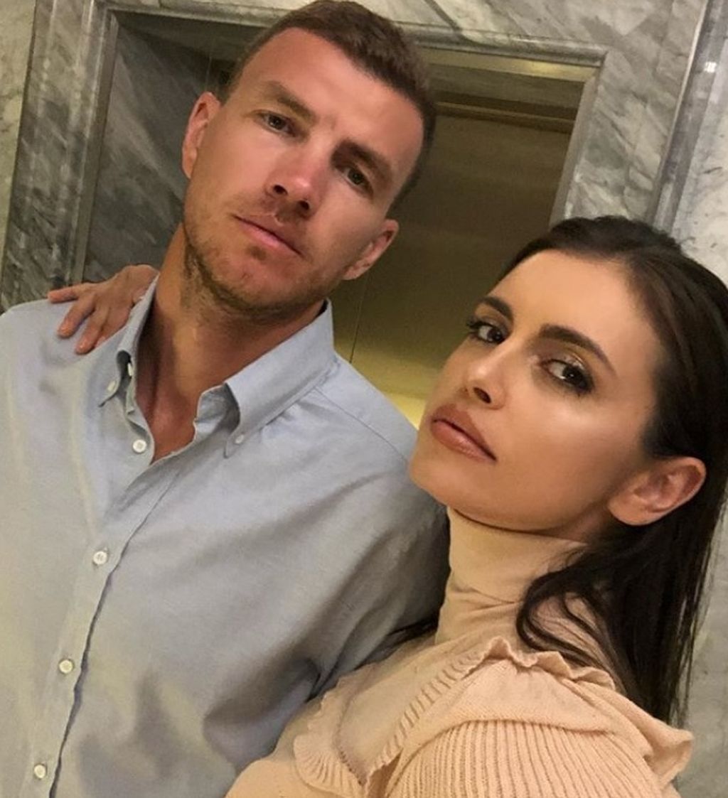 Amra i Edin Džeko (Foto: Instagram)