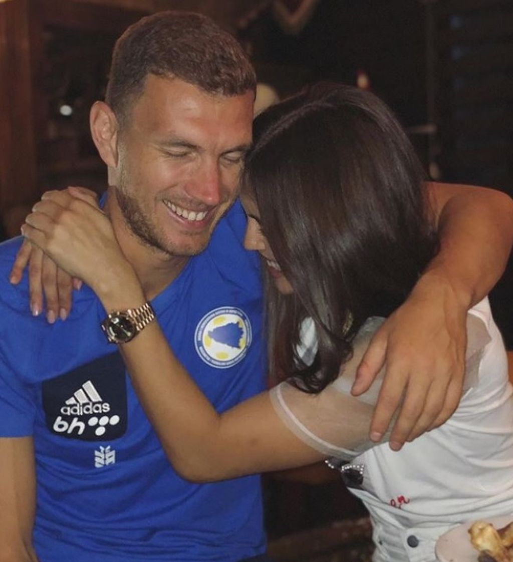 Amra i Edin Džeko (Foto: Instagram)
