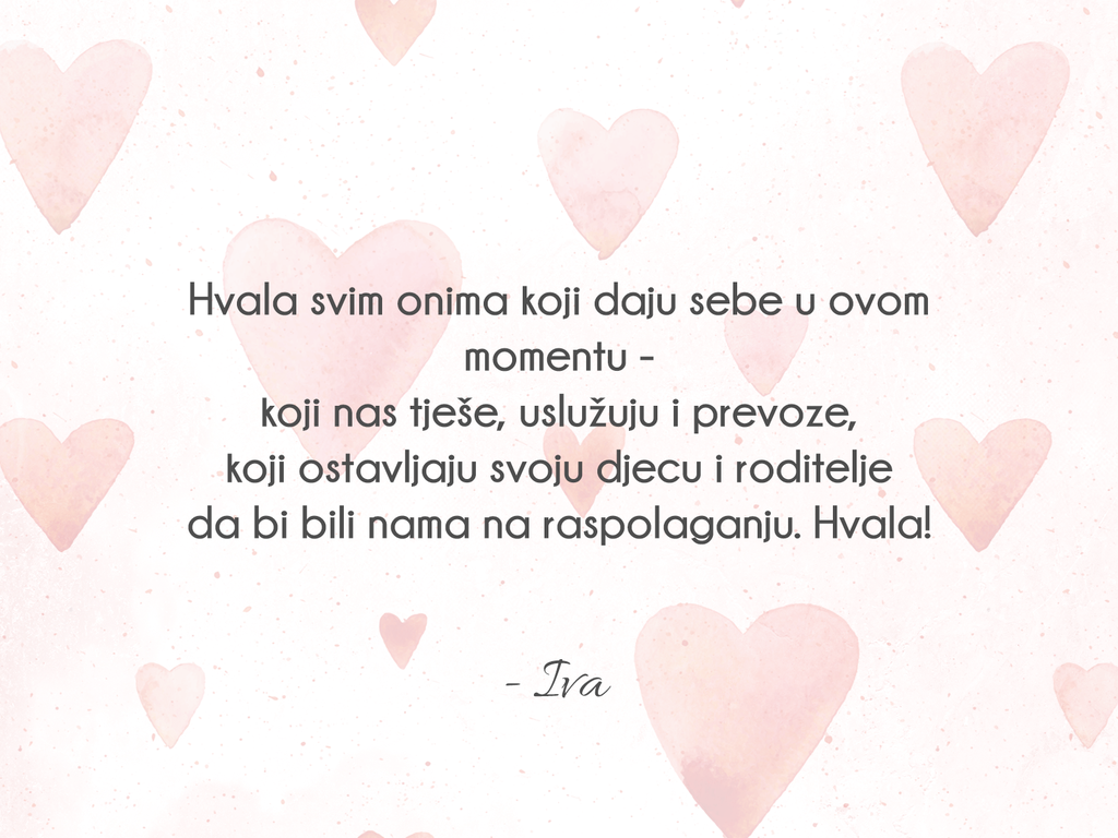 Još jednom svima - veliko hvala