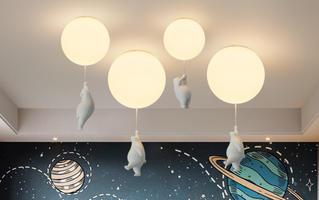 Lampa u obliku polarnog medvjedića