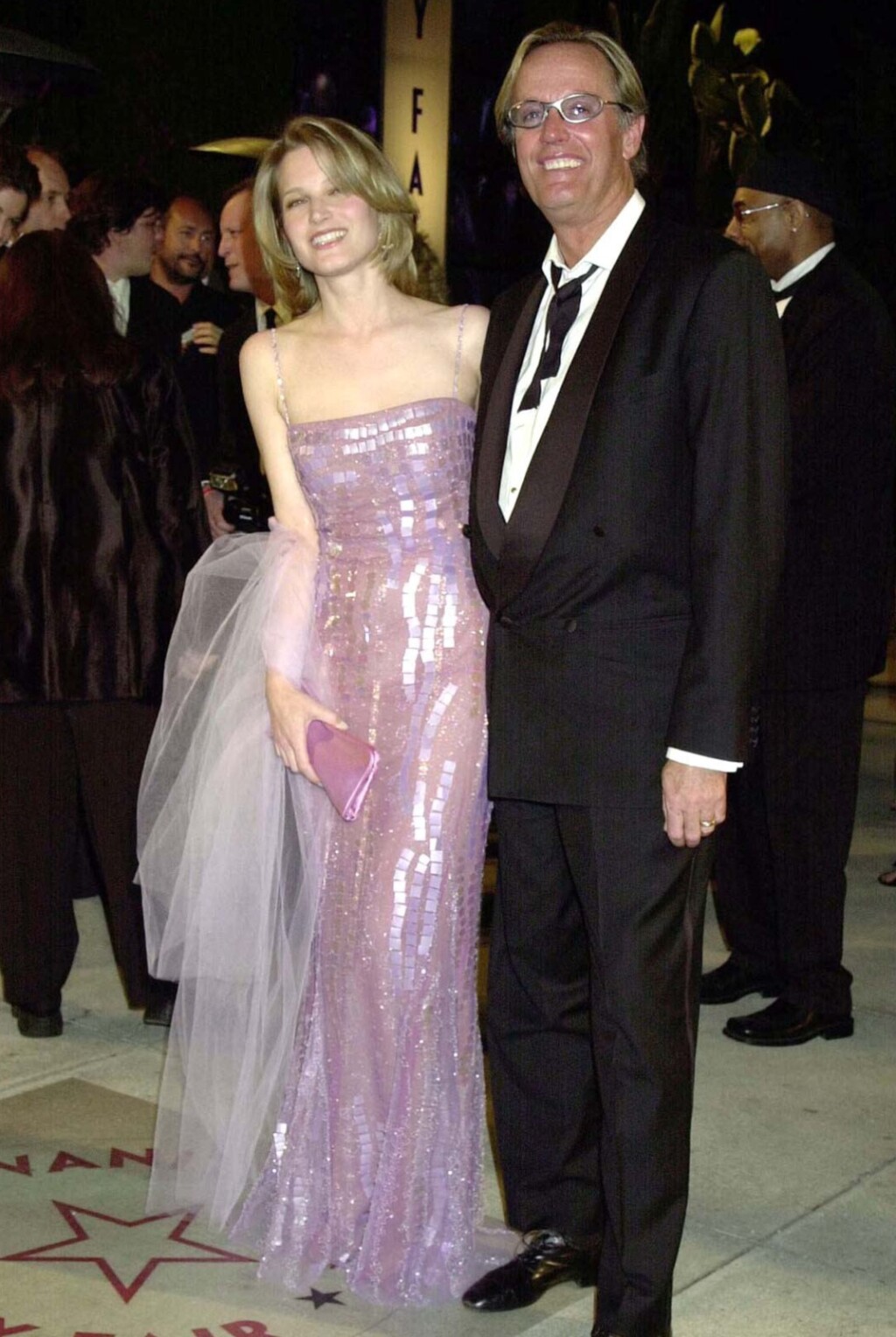 Bridget Fonda u haljini Elije Saaba na zabavi Vanity Faira 2001. godine