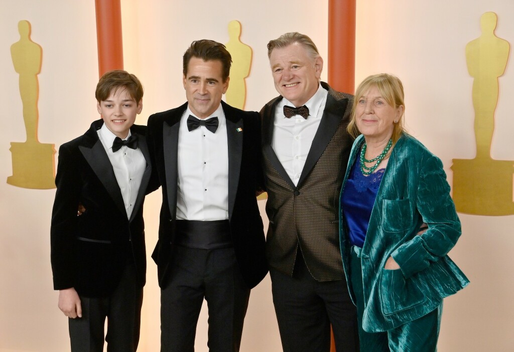 Colin Farrell i sin Henry Tadeusz na dodjeli Oscara