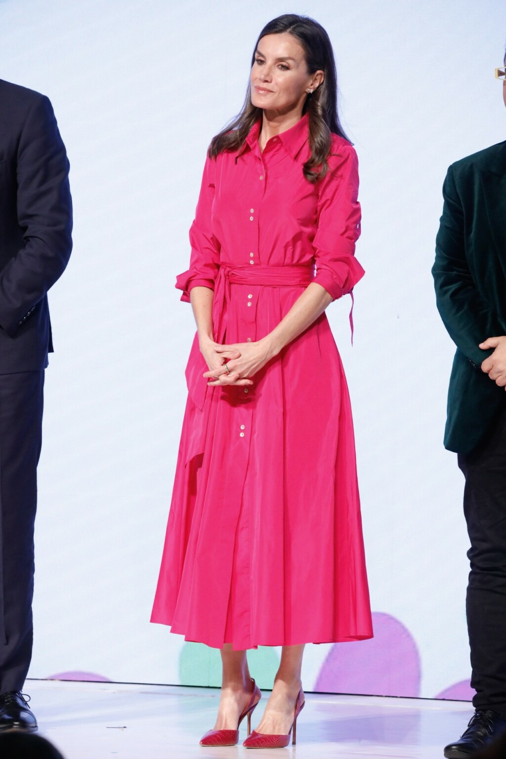 Kraljica Letizia u hot pink haljini