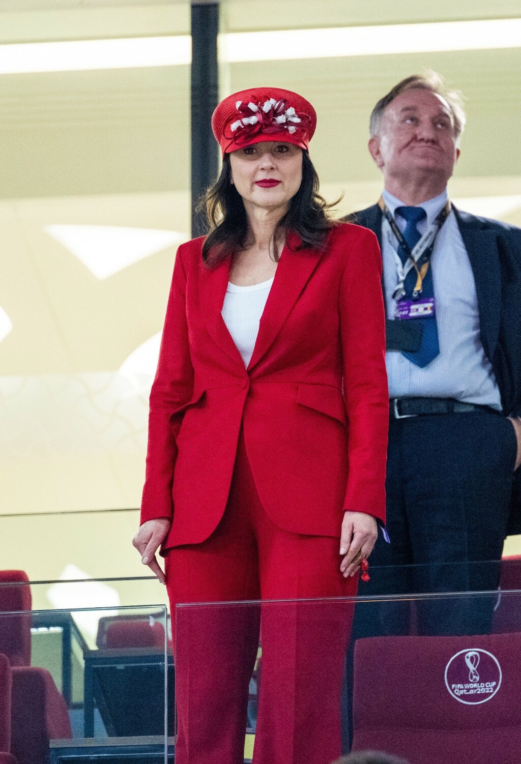 Sanja Musić Milanović na utakmici u Katru