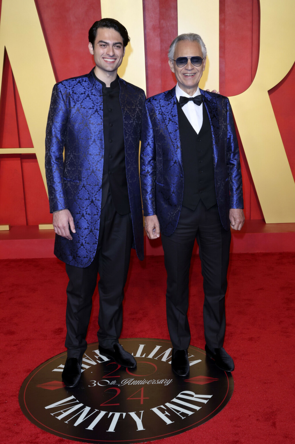 Matteo Bocelli sa svojim ocem, slavnim tenorom Andreom Bocellijem