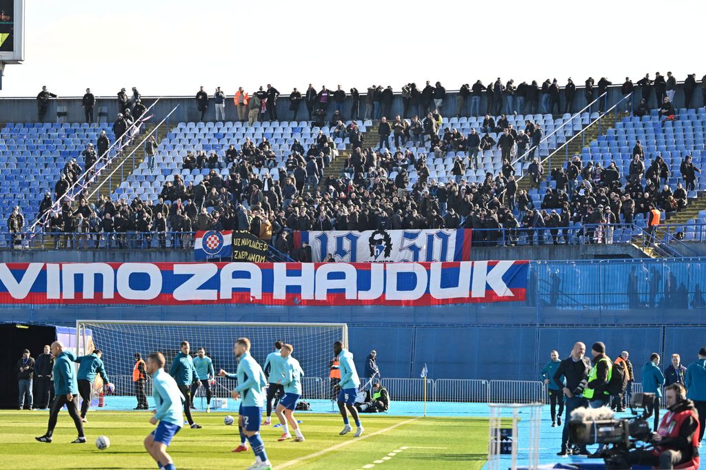 Torcida na južnoj tribini Maksimira