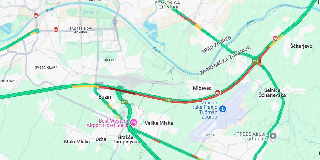 Gužva koja je na A3 nastala zbog prometne nesreće