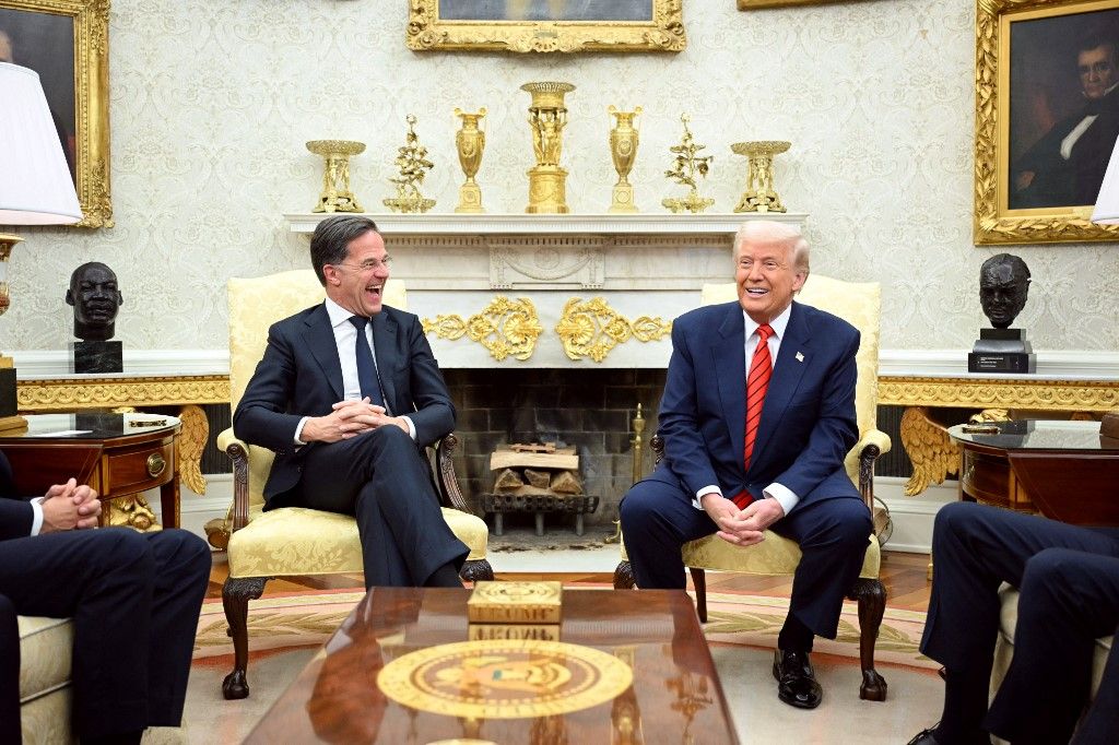 Mark Rutte, Donald Trump