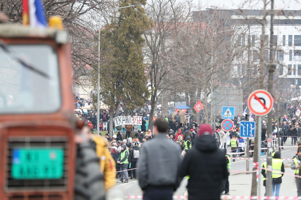 Studenti na putu za Beograd