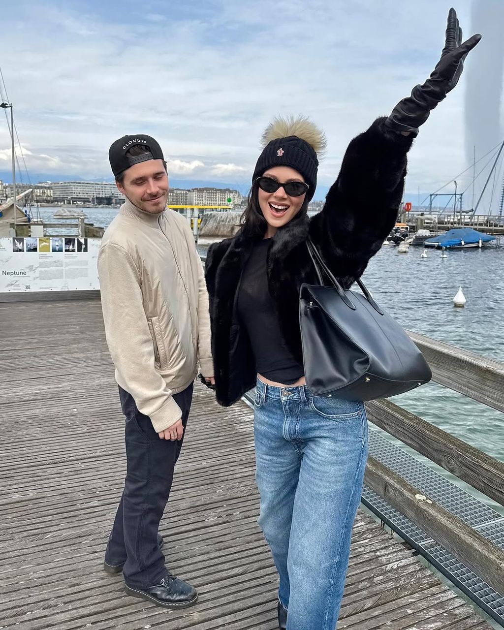Brooklyn Beckham sa suprugom - 3