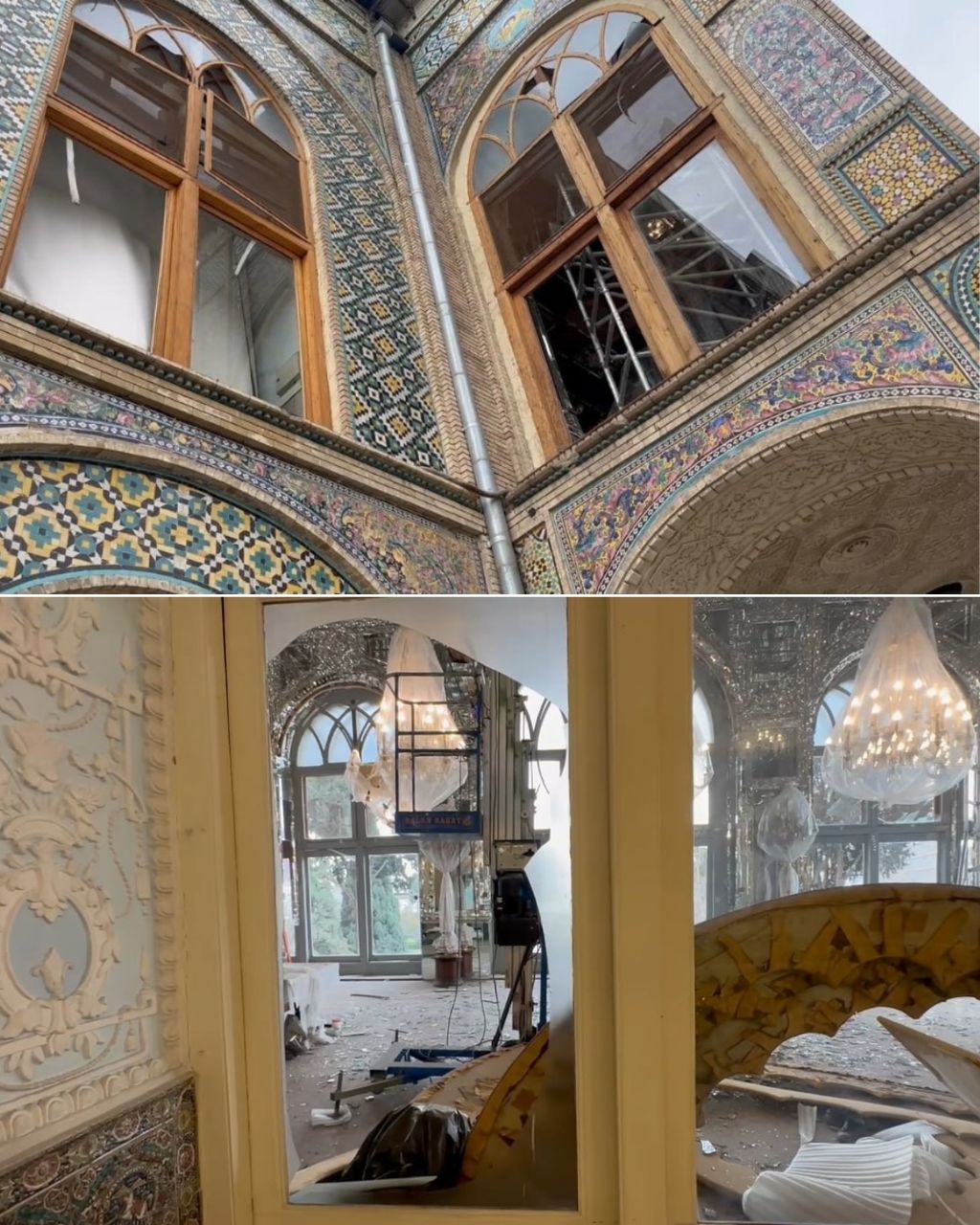 U američko-izraelskim napadima oštećena palača Golestan koja je UNESCO-ov spomenik svjetske baštine