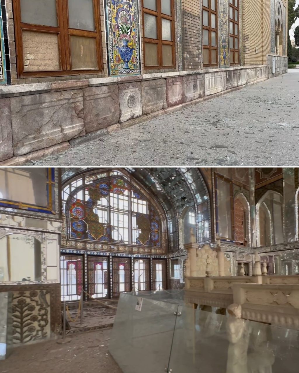 U američko-izraelskim napadima oštećena palača Golestan koja je UNESCO-ov spomenik svjetske baštine