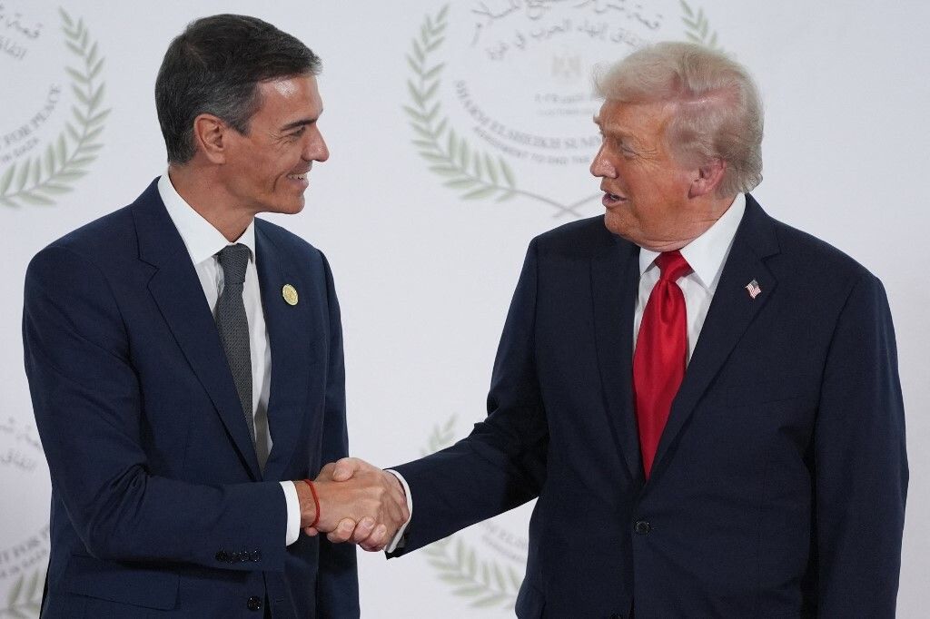 Pedro Sanchez i Donald Trump