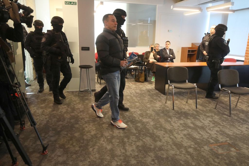 Srđan Mlađan na sudu