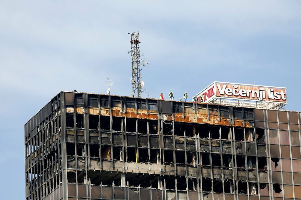 Radovi na pripremi za rušenje Vjesnika - 12