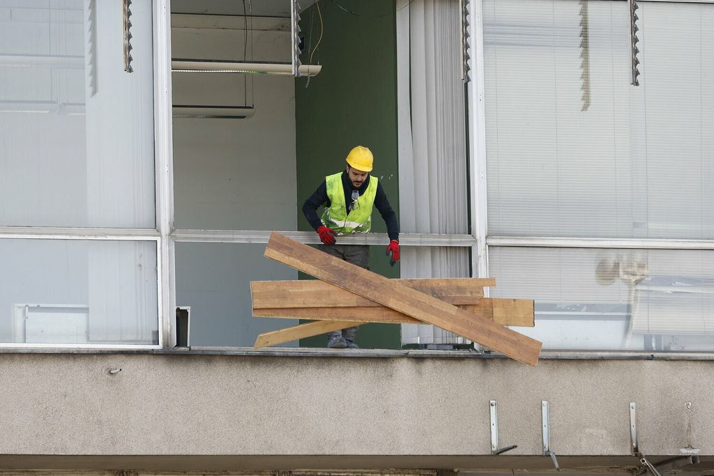 Radovi na pripremi za rušenje Vjesnika - 12