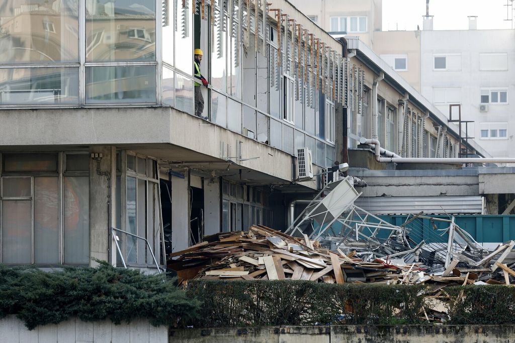Radovi na pripremi za rušenje Vjesnika - 12