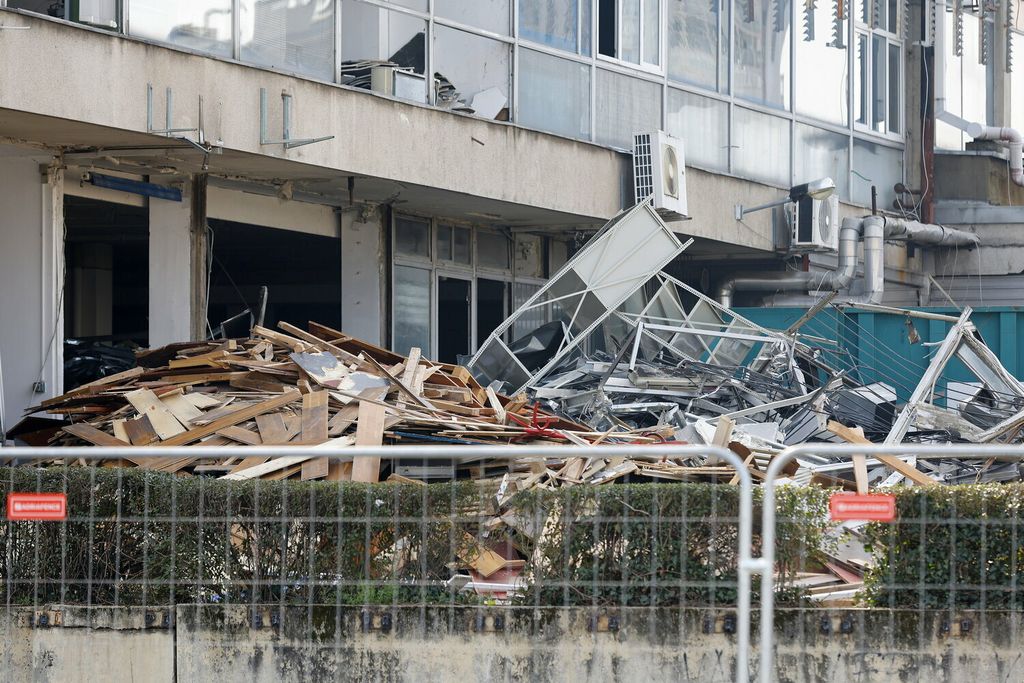 Radovi na pripremi za rušenje Vjesnika - 12