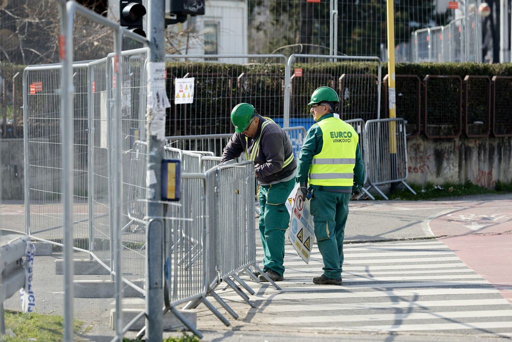 Radovi na pripremi za rušenje Vjesnika - 12