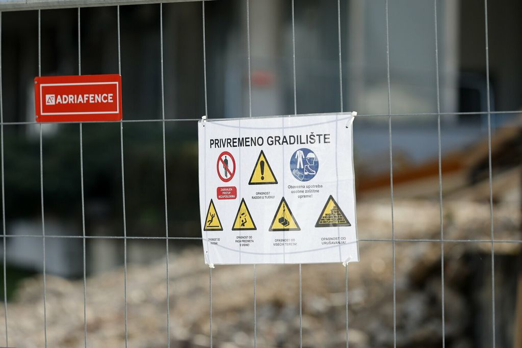 Radovi na pripremi za rušenje Vjesnika - 12