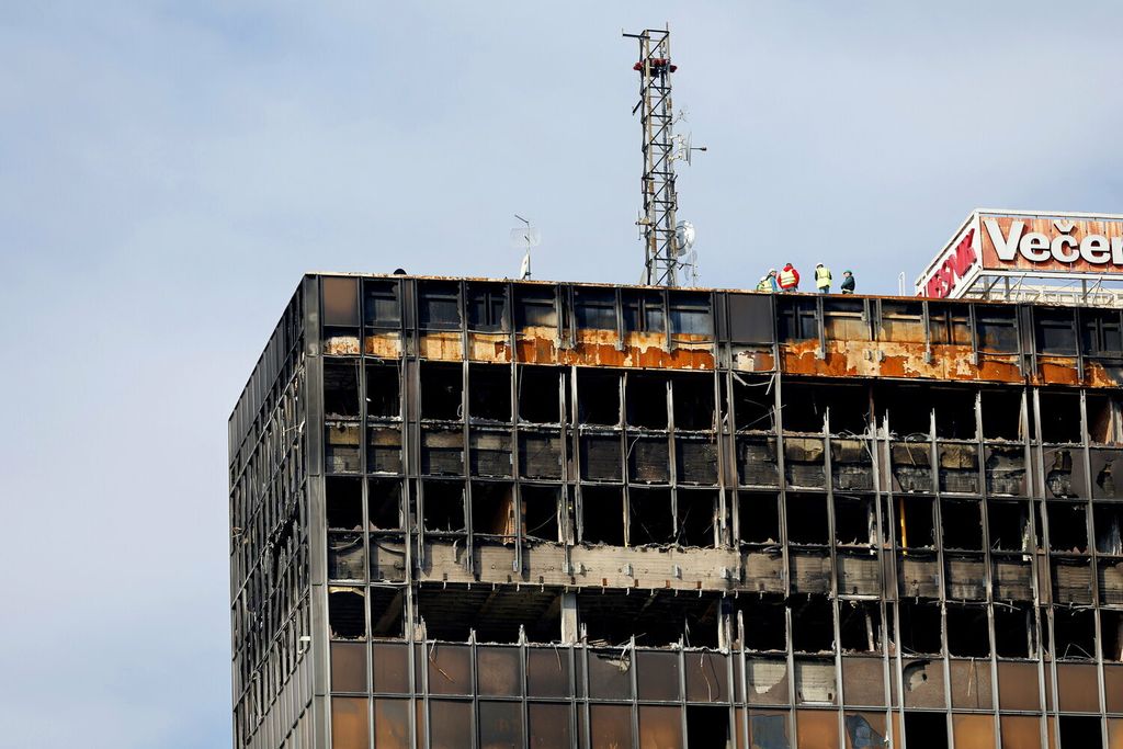Radovi na pripremi za rušenje Vjesnika - 12