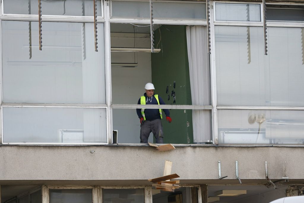 Radovi na pripremi za rušenje Vjesnika - 12