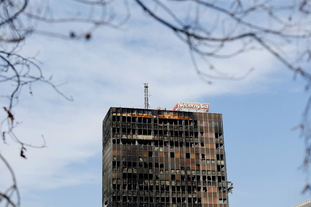 Radovi na pripremi za rušenje Vjesnika - 12