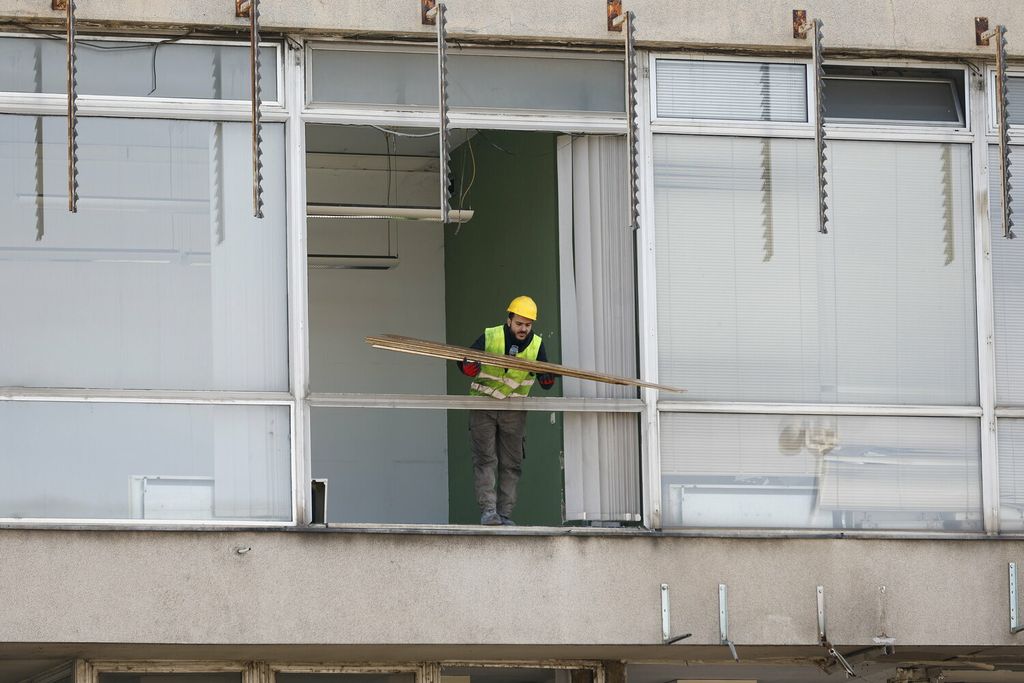 Radovi na pripremi za rušenje Vjesnika - 12
