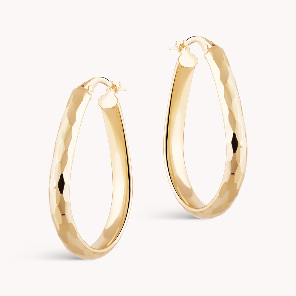 Zlatne naušnice alke Elegancija oblika