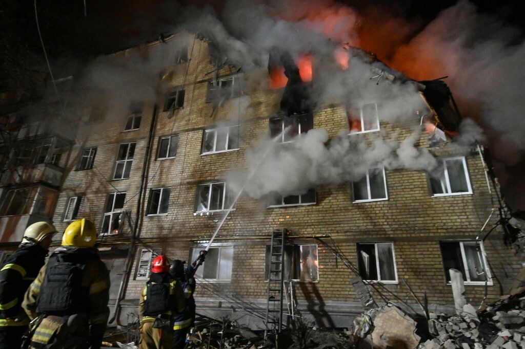 Uništena zgrada u Harkivu