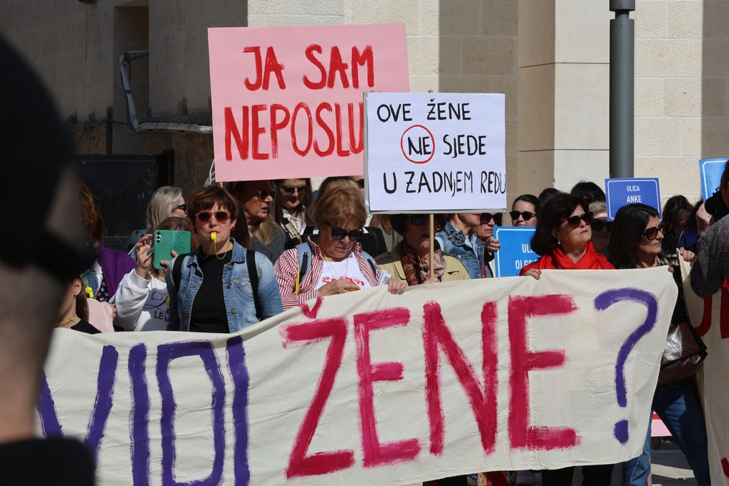 Marš u Splitu u povodu Međunarodnog dana žena - 13