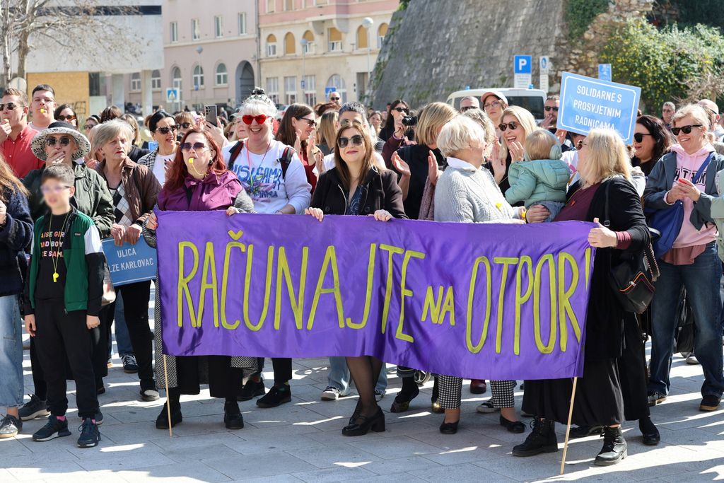 Marš u Splitu u povodu Međunarodnog dana žena - 13