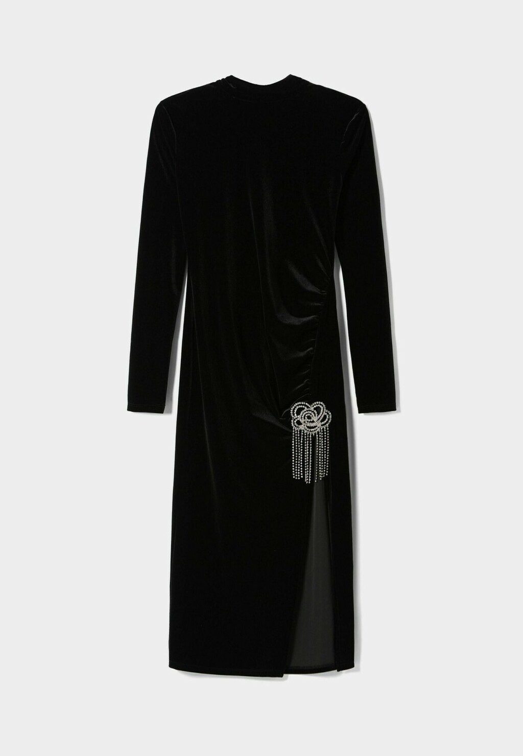 Haljina s kristalnim ukrasom (Bershka)