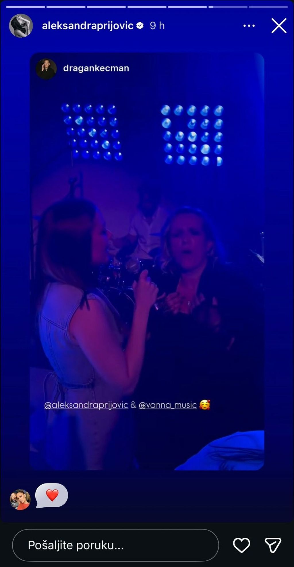 Aleksandra Prijović i Vanna