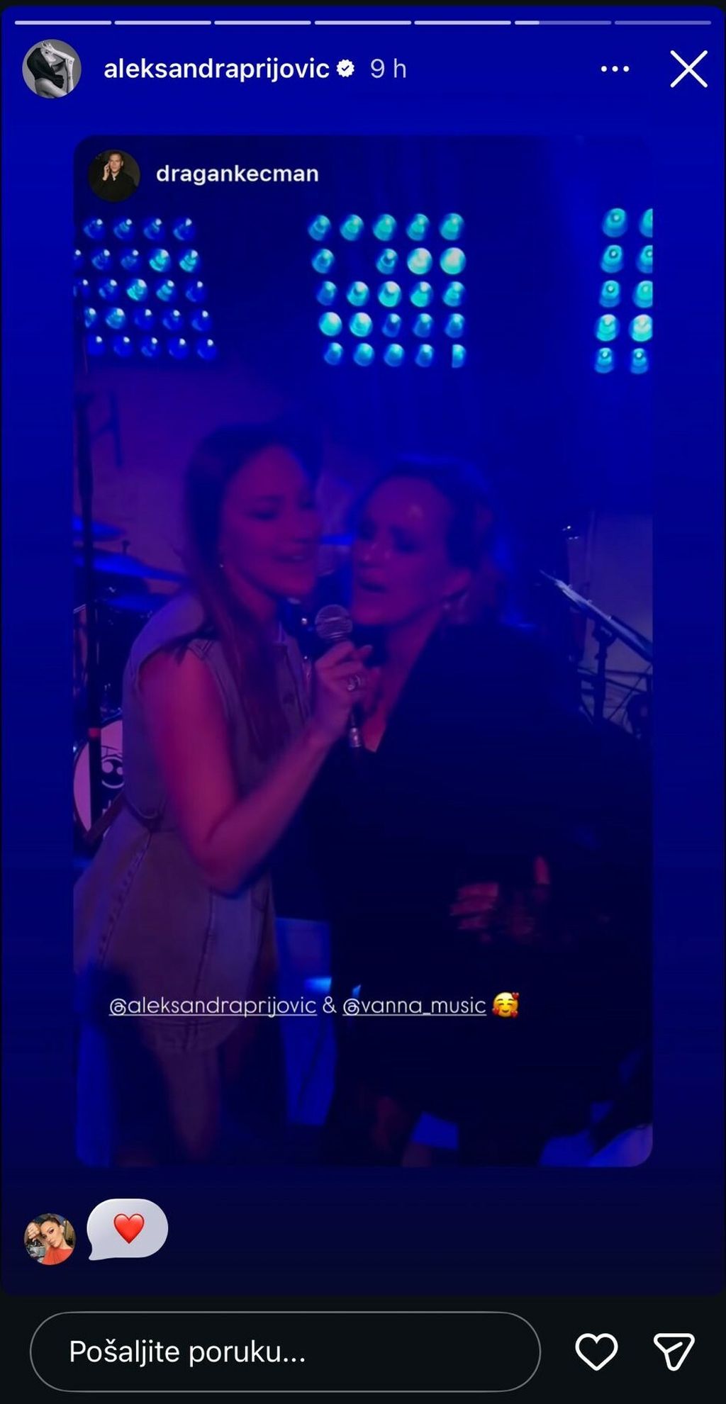 Aleksandra Prijović i Vanna