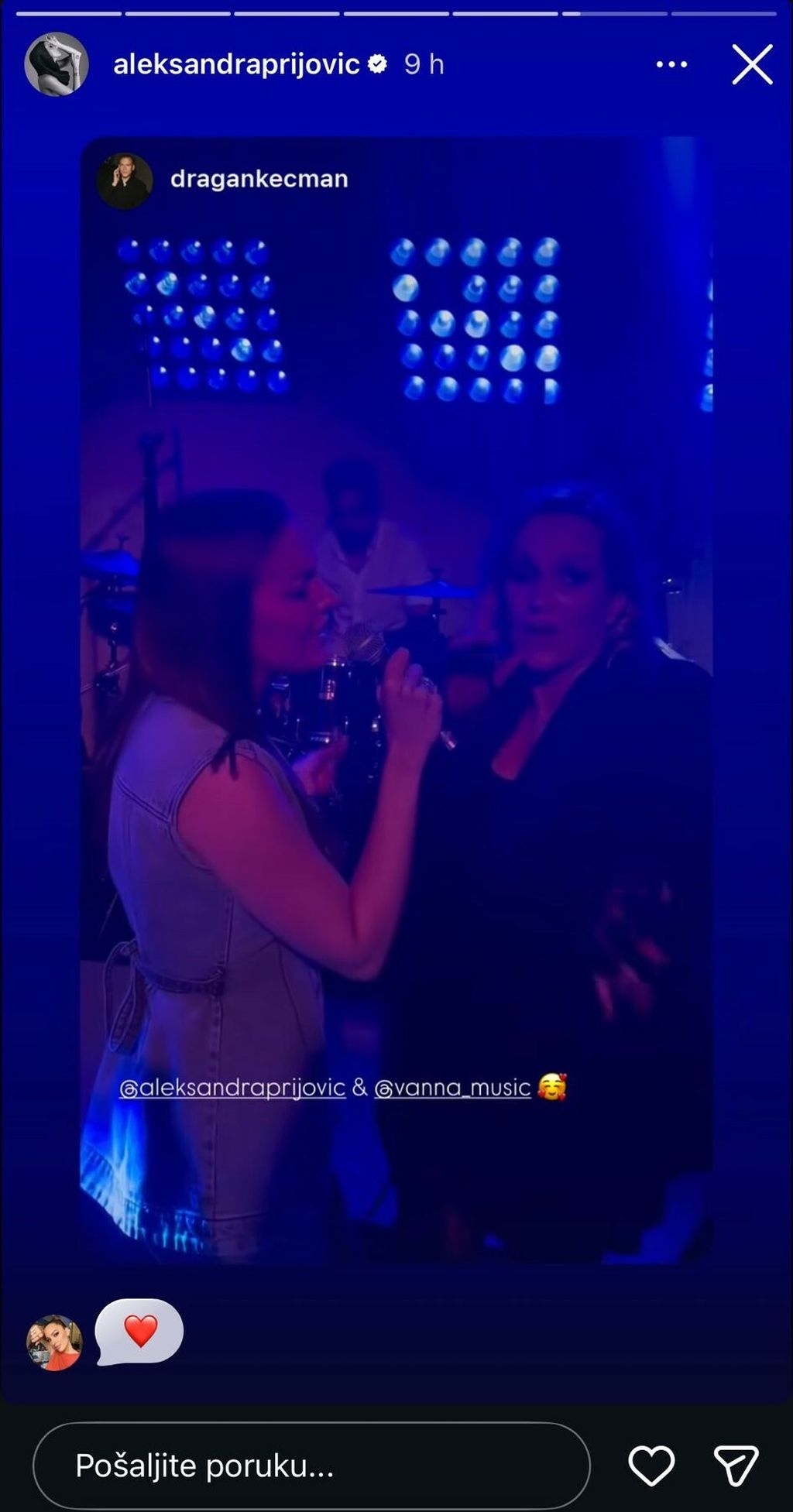 Aleksandra Prijović i Vanna