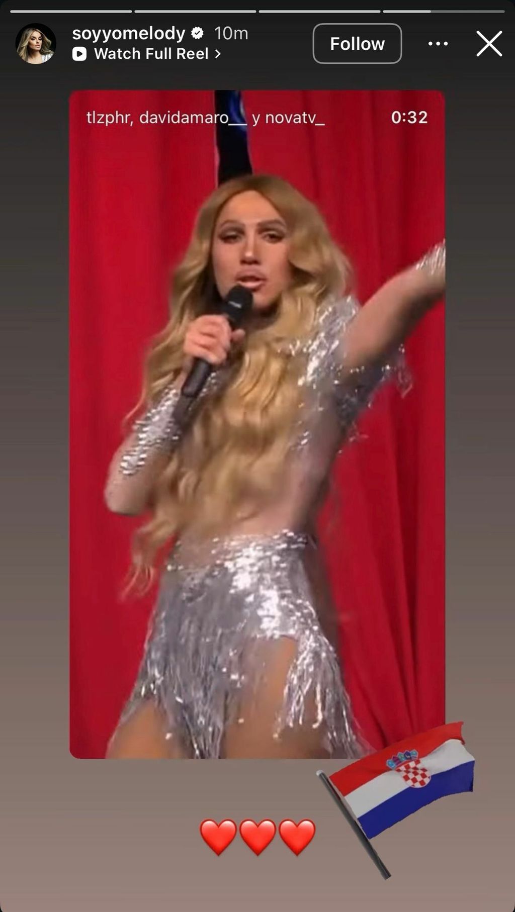 Melody na Instagramu