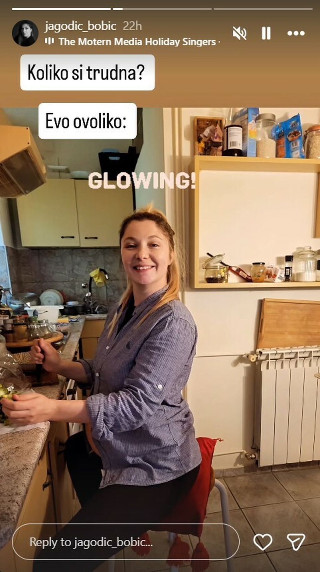 Jagoda Kumrić na Instagramu