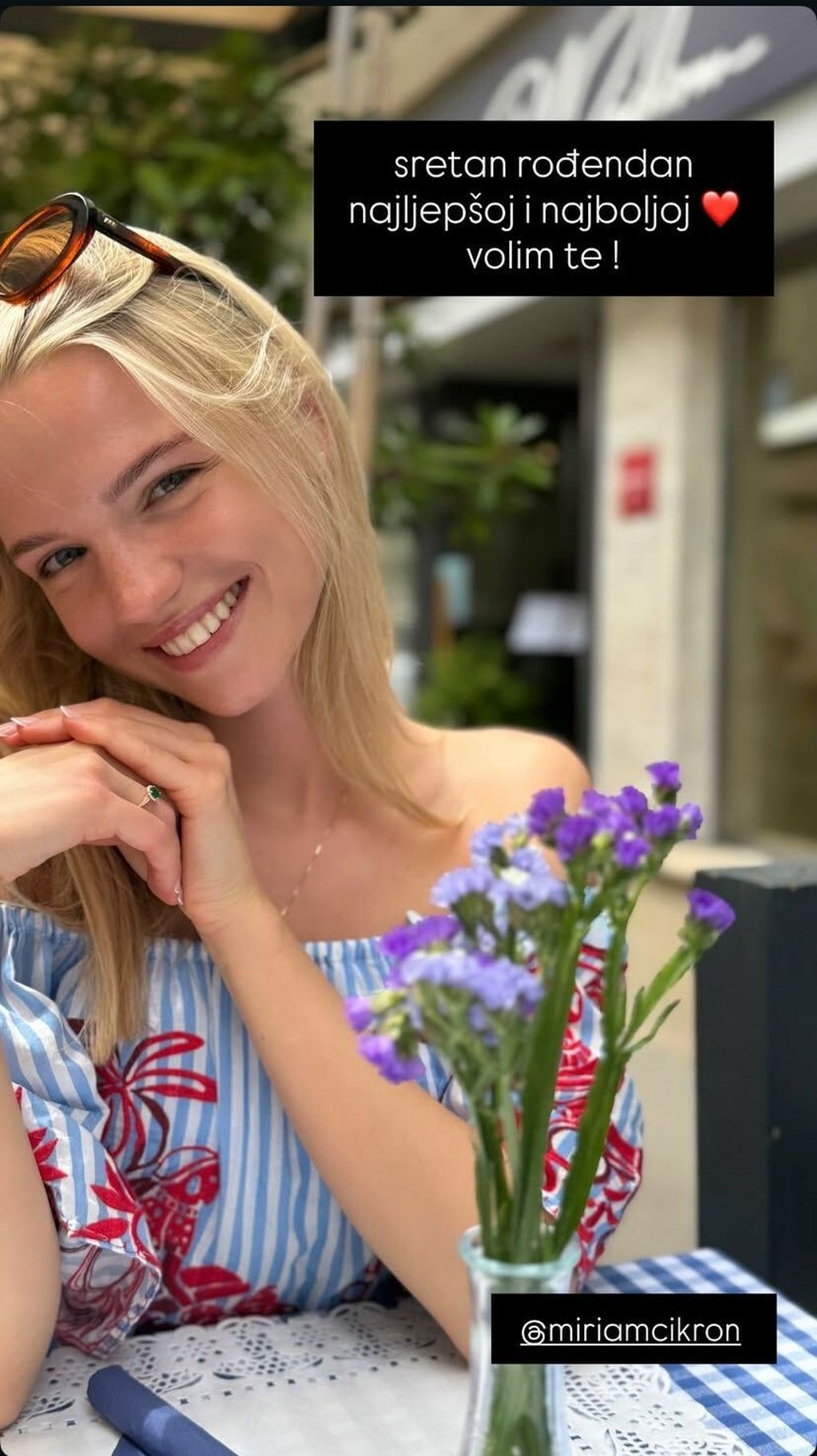 Matija Cvek na Instagramu