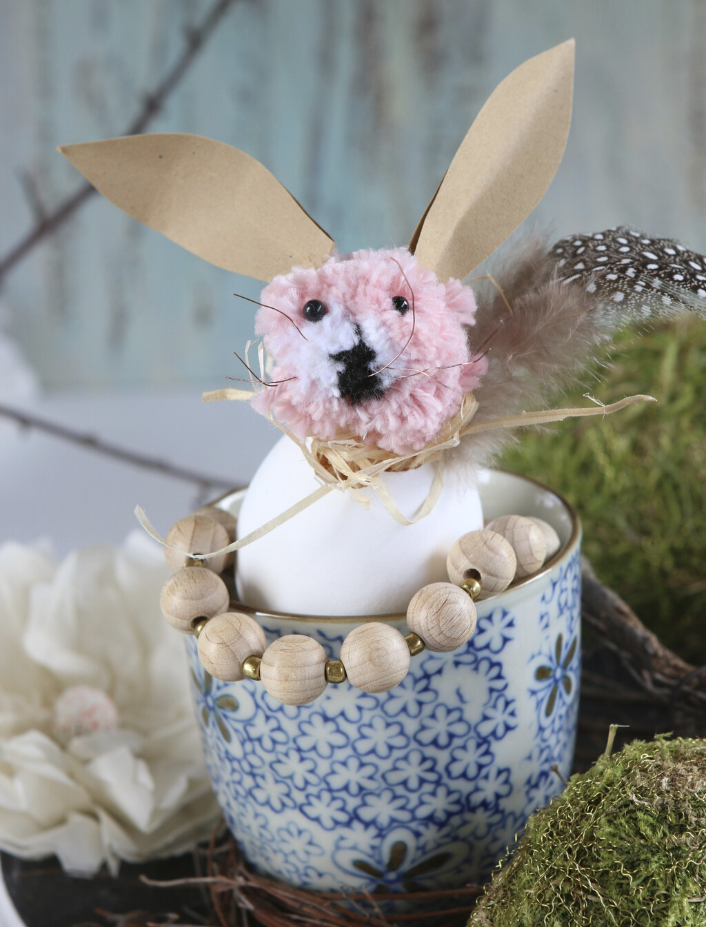 Ljuska jaja može postati savršena podloga za slatkog zečića